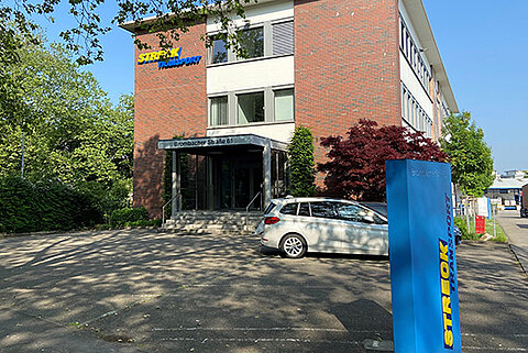 Der Streck-Standort in Lörrach von außen