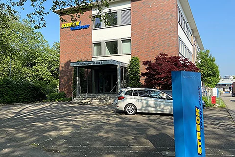 Der Streck-Standort in Lörrach von außen