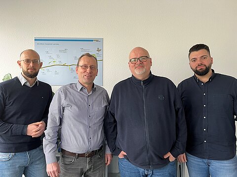 Die Seefracht-Mitarbeiter am Standort Hamburg von Streck Transport