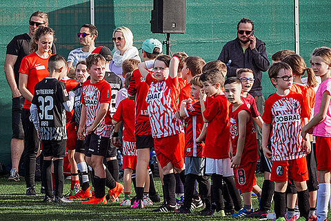 FAIR ways-Trainingseinheit 2024 beim SC Freiburg