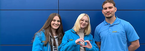 Lachende Streck-Mitarbeiterinnen