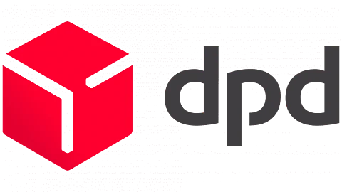 Logo DPD Deutscher Paket Dienst in Schwarz und Rot