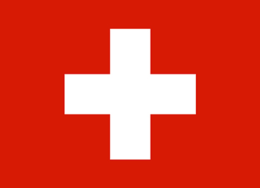 Flagge Schweiz Schweizer Flagge, rot mit weißem Kreuz
