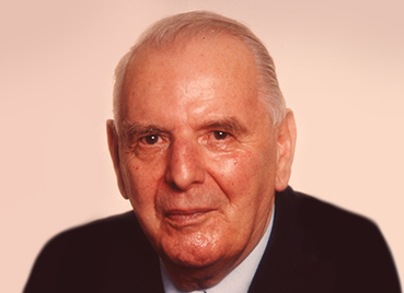 Karl Streck Portrait von Karl Streck, Firmengründer von Streck Transport, als älterem Mann