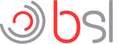 Logo BSL in Grau und Rot
